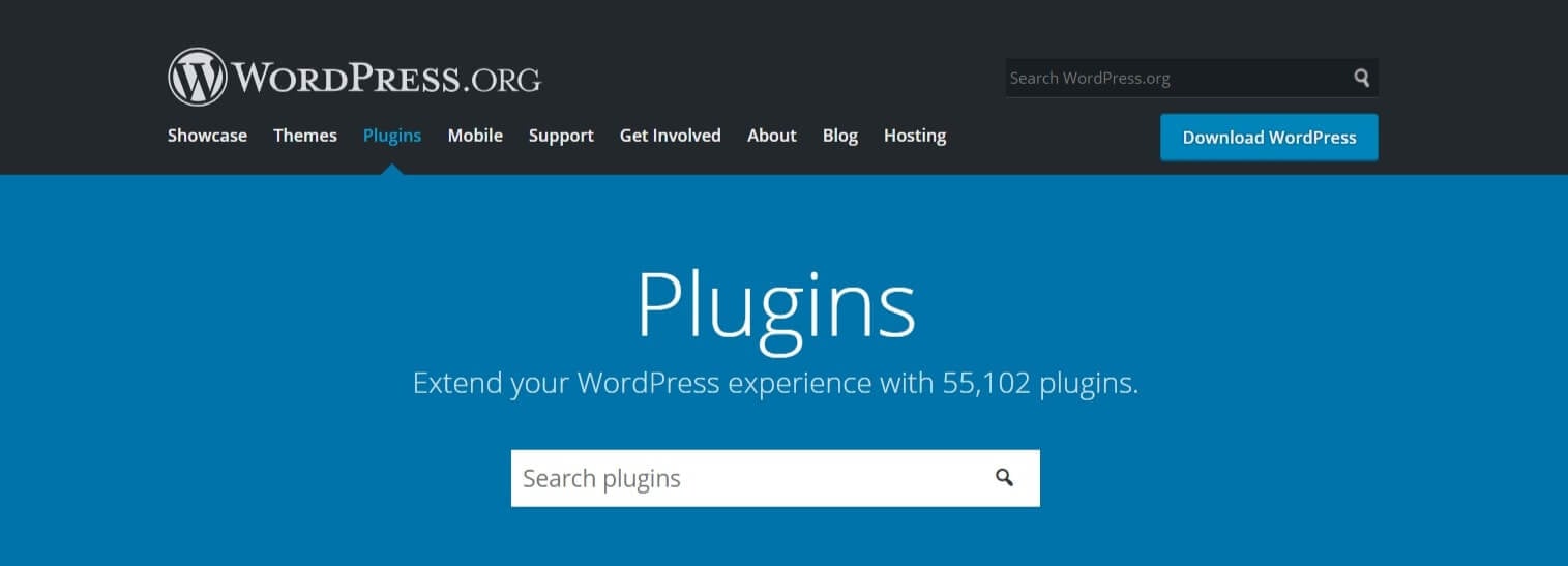 O diretório de plug-ins do WordPress