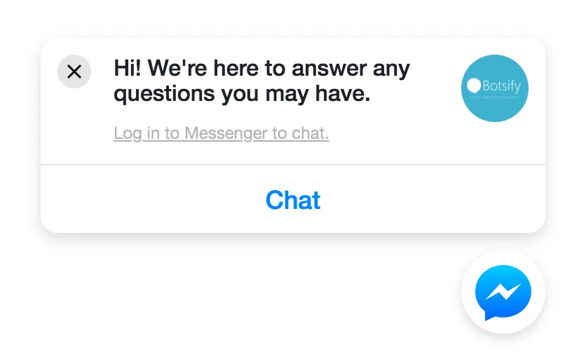 | Easy Affiliate An example of a chatbot as it appears on a website.