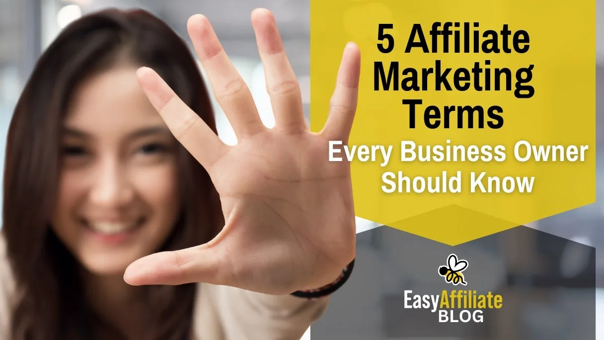 Título da imagem em destaque 5 termos de marketing de afiliados