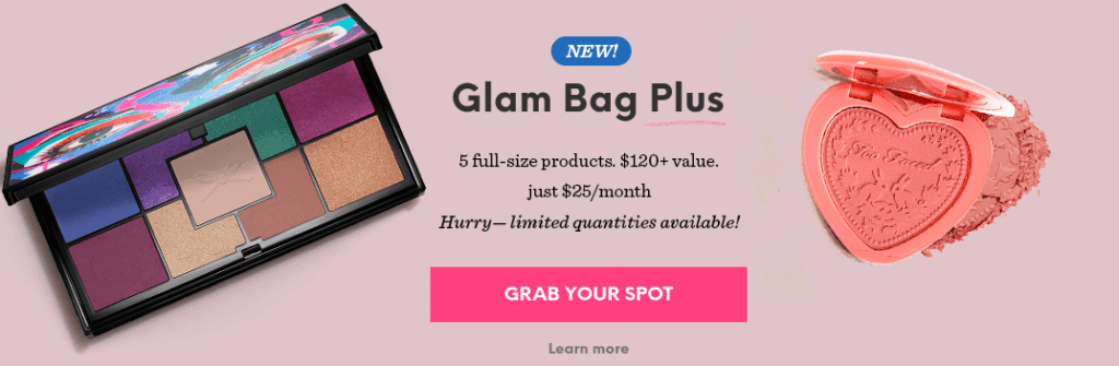ipsy-call-to-action-example | Easy Affiliate An example of a prominently displayed CTA button on Ipsy.