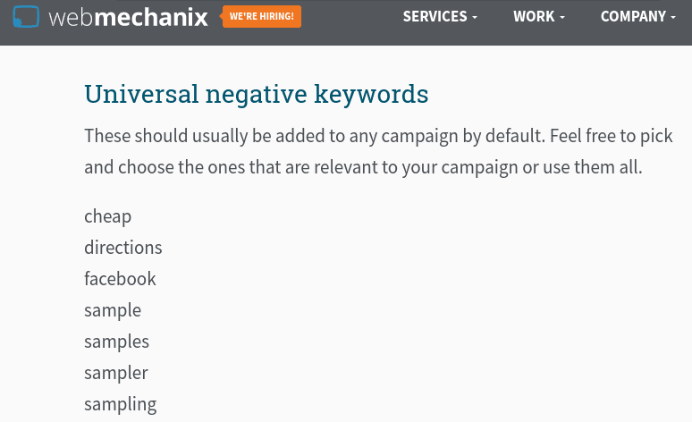 How To Use Negative Keywords To Optimize Your Ppc Campaigns Easy Affiliate