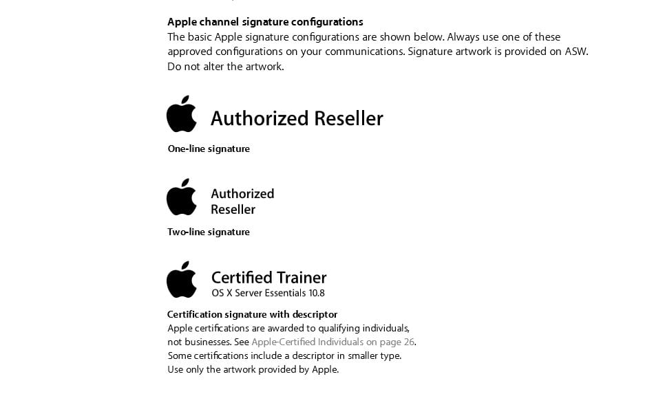 Ein von Apple erstellter Style Guide.