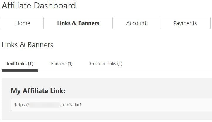 Create affiliate links with Easy Affiliate's Links and Banners Creatives feature