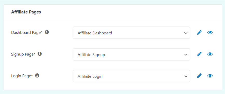 pages affiliées