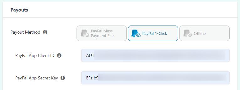Easy Affiliate's PayPal 1-Click 