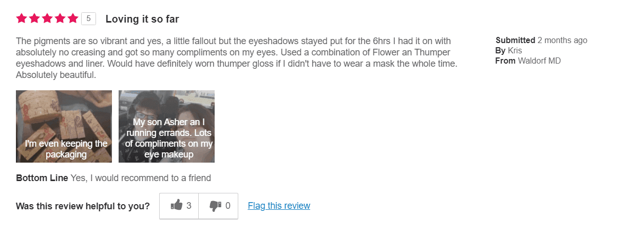 Positive Review | Easy Affiliate An example of a positive yet realistic review, suggesting this could be a smart customer to advertise an affiliate program to.