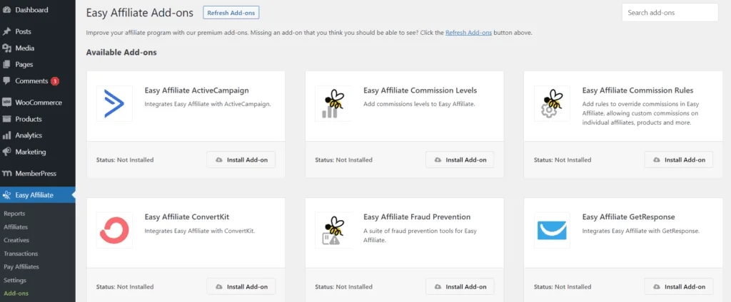 easy-affiliate-add-ons | Easy Affiliate Easy Affiliate add-ons
