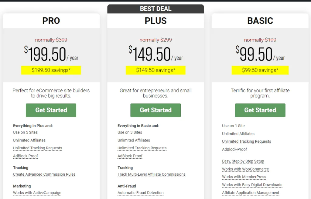 easy-affiliate-pricing | Easy Affiliate Easy Affiliate pricing