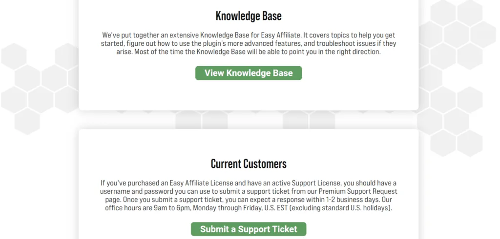 easy-affiliate-support | Easy Affiliate The Easy Affiliate support landing page