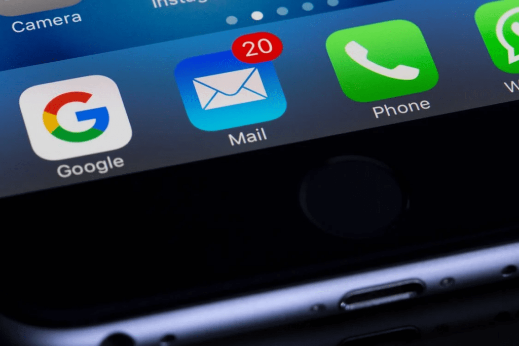 Email inbox phone icon