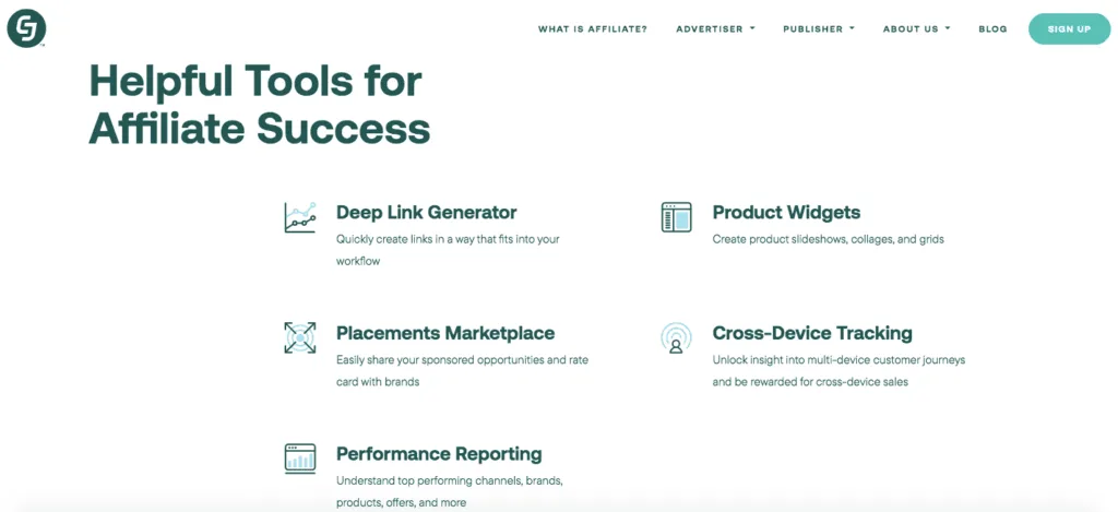 CJ-Affiliate-features | Easy Affiliate CJ Affiliate features page.