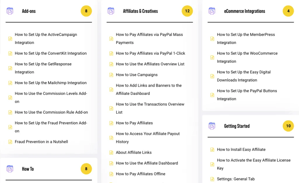 Easy-Affiliate-Knowledge-Base | Easy Affiliate Easy Affiliate Knowledge Base.