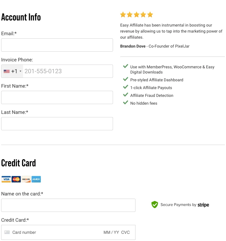 Easy-Affiliate-sign-up-1 | Easy Affiliate Easy Affiliate sign-up page.