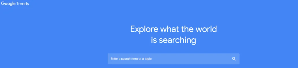 Tendencias de Google