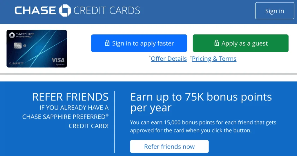 Chase-Sapphire-Credit-card | Easy Affiliate The Chase Sapphire Preferred card is the first of our referral marketing success stories.