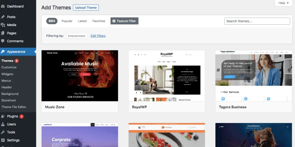 WordPress-Themes | Easy Affiliate Temas do WordPress