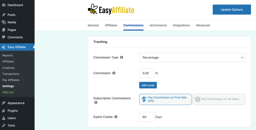 Você pode usar o Easy Affiliate como um plugin do WordPress para o seu MLM.