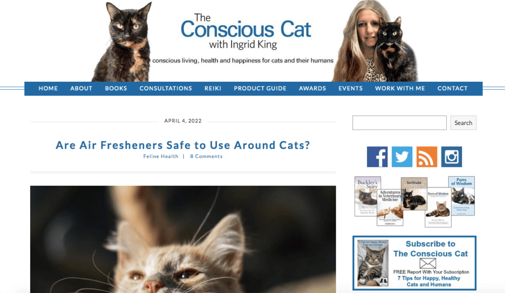 Pet care niche website