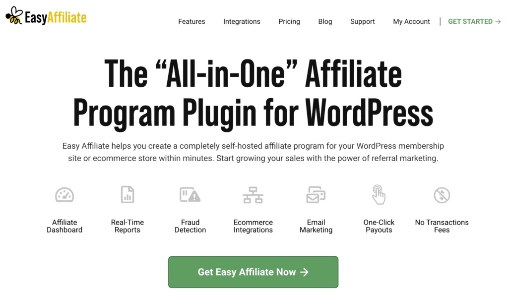 Easy Affiliate plugin