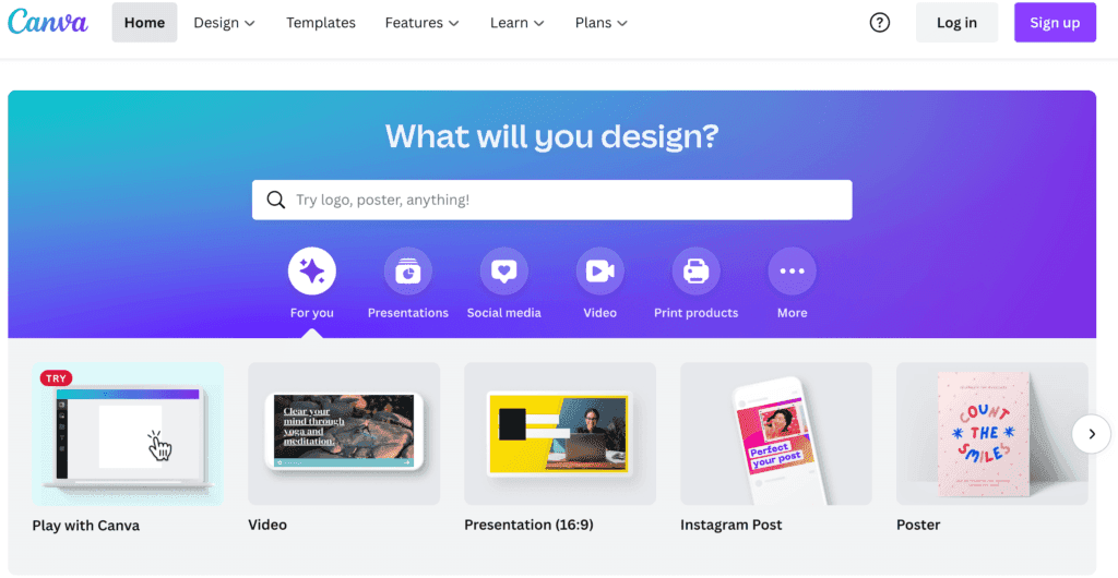 Herramienta de diseño Canva