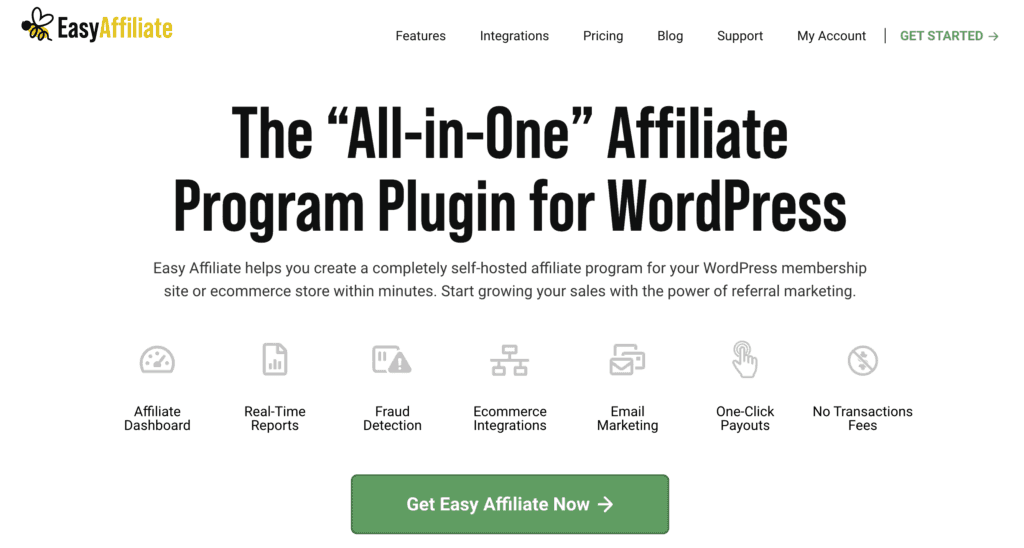 Easy Affiliate plugin