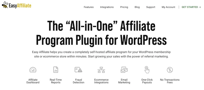 easy-affiliate | Easy Affiliate The Easy Affiliate homepage.