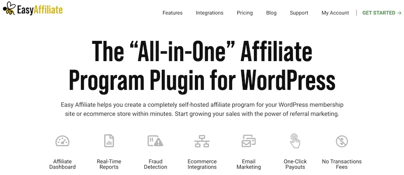 Easy Affiliate Homepage