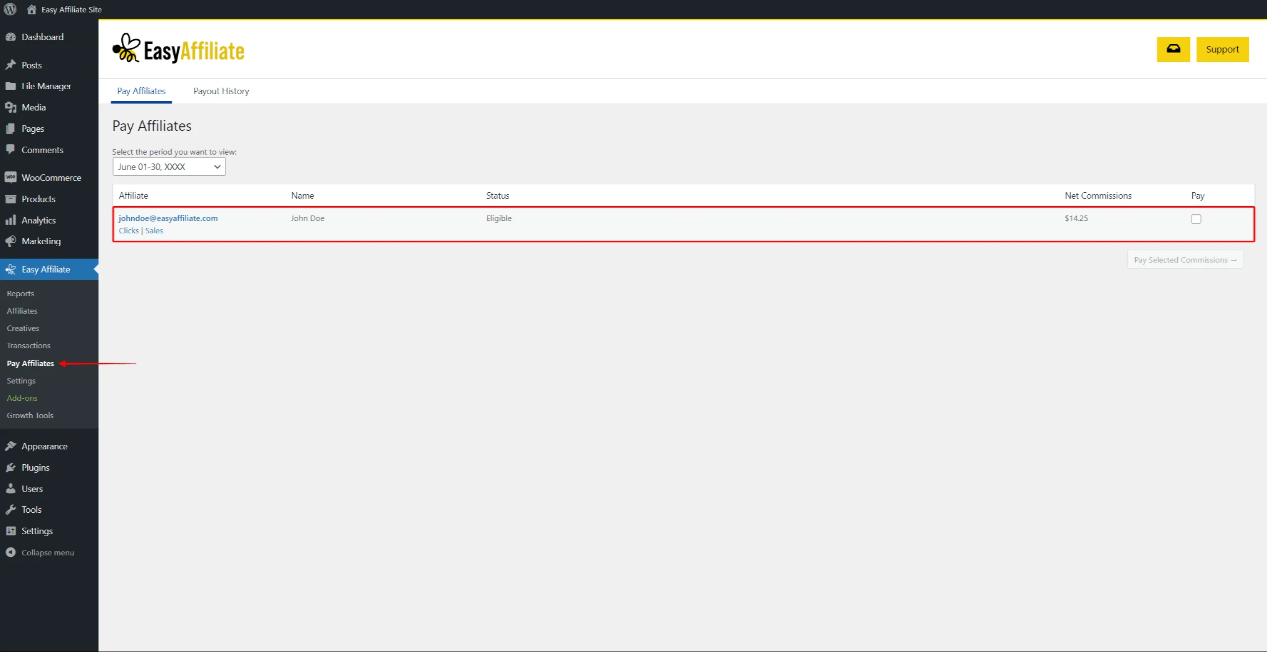 ea-wc-coupon-commission | Easy Affiliate EasyAffiliate - Verfolgung von Provisionen