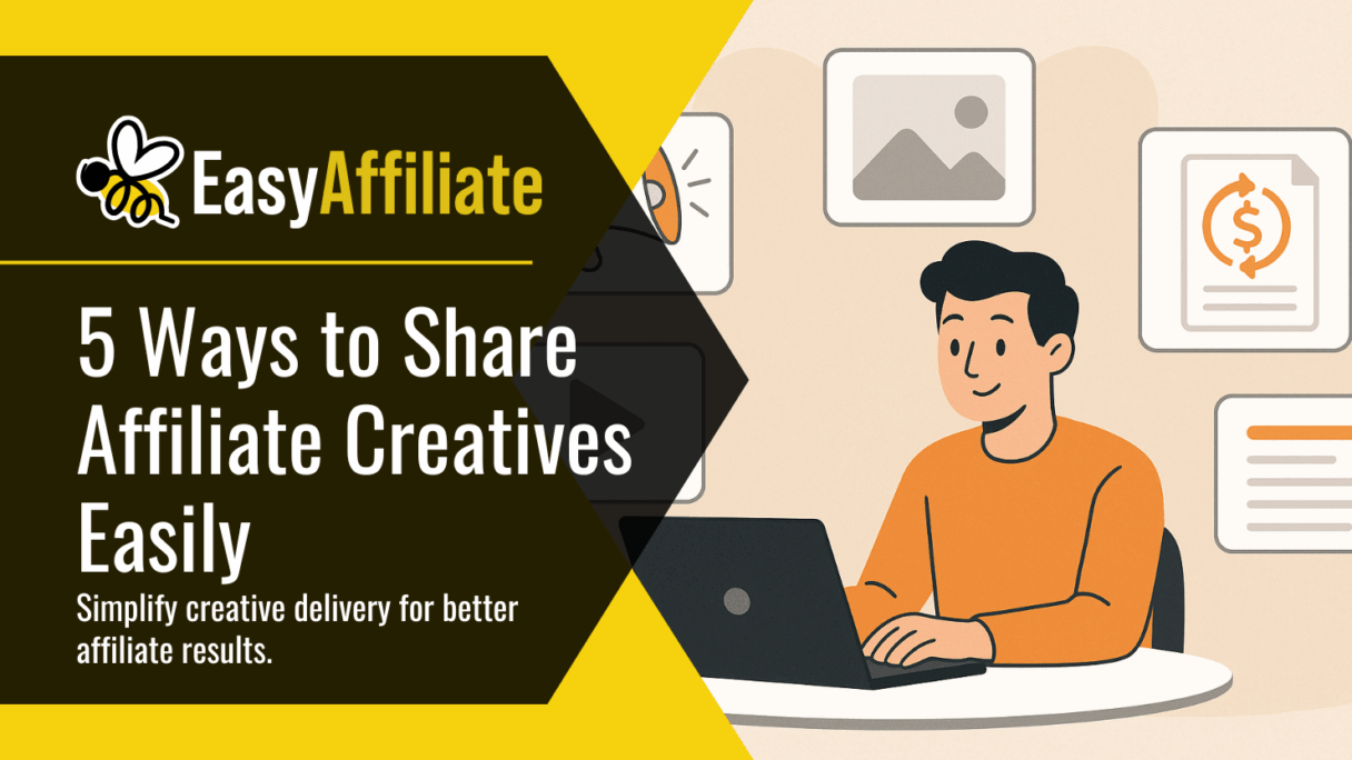 share affiliate creatives easily