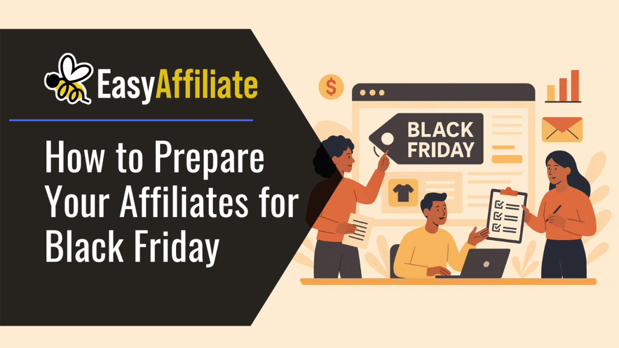 prepare affiliates for black friday